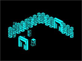 In game image of Day In The Life Of Arnold, A on the Sinclair ZX Spectrum.