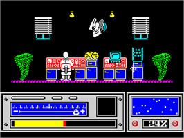 In game image of Double Take on the Sinclair ZX Spectrum.