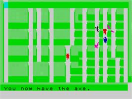 In game image of Escape on the Sinclair ZX Spectrum.