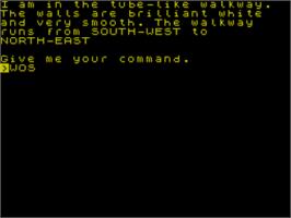 In game image of Escape From Sylon 6 on the Sinclair ZX Spectrum.