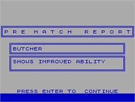 In game image of European 2 on the Sinclair ZX Spectrum.