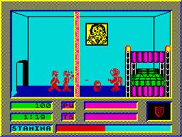 In game image of Falcon: The Renegade Lord on the Sinclair ZX Spectrum.