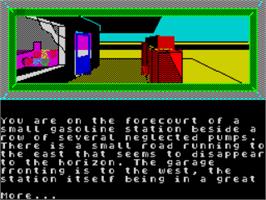 In game image of Four Minutes To Midnight on the Sinclair ZX Spectrum.