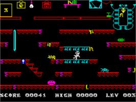 In game image of Frank N Stein on the Sinclair ZX Spectrum.