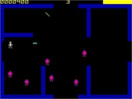 In game image of Frenzy on the Sinclair ZX Spectrum.