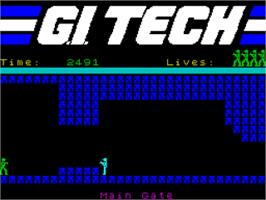In game image of G.i. Tech on the Sinclair ZX Spectrum.