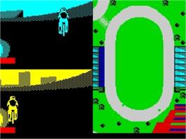 In game image of Games - Summer Edition, The on the Sinclair ZX Spectrum.