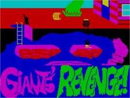 In game image of Giant's Revenge on the Sinclair ZX Spectrum.