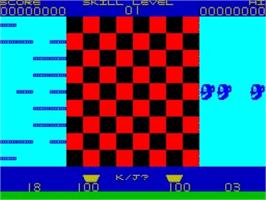 In game image of Gold Rush on the Sinclair ZX Spectrum.