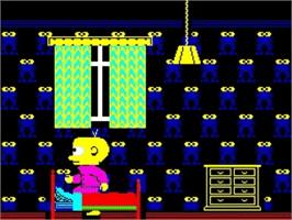In game image of Gregory Loses His Clock on the Sinclair ZX Spectrum.