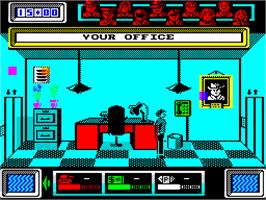 In game image of Hijack on the Sinclair ZX Spectrum.