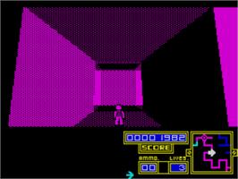 In game image of I, Of The Mask on the Sinclair ZX Spectrum.
