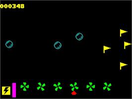 In game image of Jubbles on the Sinclair ZX Spectrum.