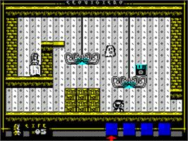 In game image of Leovigildo! on the Sinclair ZX Spectrum.