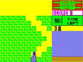 In game image of Mind Your Head on the Sinclair ZX Spectrum.