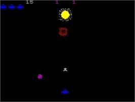In game image of Moonsweeper on the Sinclair ZX Spectrum.