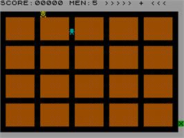 In game image of Oh Mummy on the Sinclair ZX Spectrum.