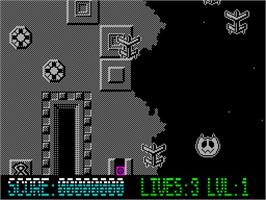 In game image of Powerplay-Xtra on the Sinclair ZX Spectrum.