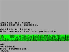 In game image of Puszka Pandory on the Sinclair ZX Spectrum.