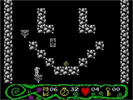 In game image of Rabbit In Wonderland on the Sinclair ZX Spectrum.