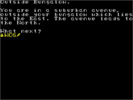 In game image of Raiders Of The Lost Tomb on the Sinclair ZX Spectrum.