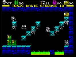 In game image of Red Planet on the Sinclair ZX Spectrum.