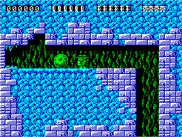 In game image of Rick Dangerous on the Sinclair ZX Spectrum.
