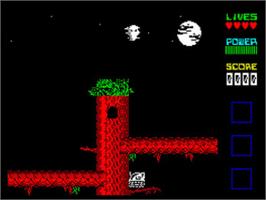 In game image of Robot 1 In... The Planet Of Death!! on the Sinclair ZX Spectrum.