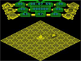 In game image of Rollaround on the Sinclair ZX Spectrum.