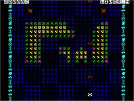 In game image of Sector - Invasion on the Sinclair ZX Spectrum.