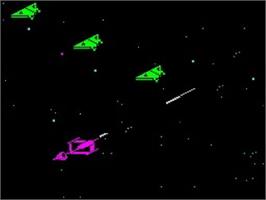In game image of Sigma 7 on the Sinclair ZX Spectrum.