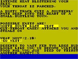 In game image of Sinclair User Six of the Best 1 on the Sinclair ZX Spectrum.