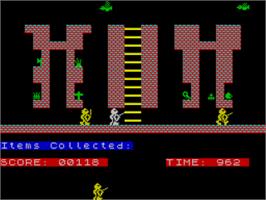 In game image of Sir Lancelot on the Sinclair ZX Spectrum.