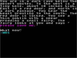 In game image of Steg the Slug on the Sinclair ZX Spectrum.