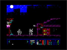 In game image of Sword Of Ianna, The on the Sinclair ZX Spectrum.