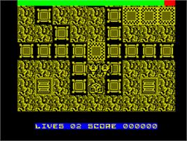 In game image of Terra Cognita on the Sinclair ZX Spectrum.