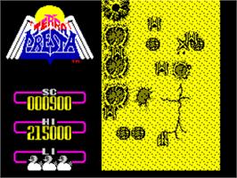 In game image of Terra Cresta on the Sinclair ZX Spectrum.