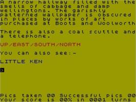 In game image of Terrormolinos on the Sinclair ZX Spectrum.