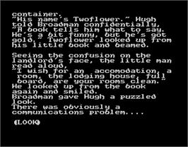 In game image of The Colour of Magic on the Sinclair ZX Spectrum.