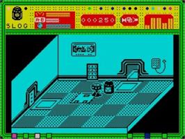 In game image of The Fifth Quadrant on the Sinclair ZX Spectrum.