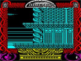 In game image of The Neverending Story II on the Sinclair ZX Spectrum.