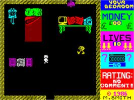 In game image of Thingy And The Doodahs on the Sinclair ZX Spectrum.