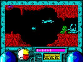 In game image of Titanic on the Sinclair ZX Spectrum.