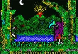 In game image of Trick Of The Tale, A on the Sinclair ZX Spectrum.