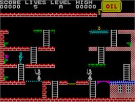 In game image of Turmoil on the Sinclair ZX Spectrum.