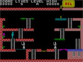 In game image of Turmoil on the Sinclair ZX Spectrum.