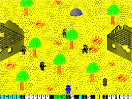 In game image of Who Dares Wins 2 on the Sinclair ZX Spectrum.