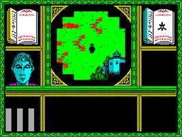 In game image of Wizard Warz on the Sinclair ZX Spectrum.