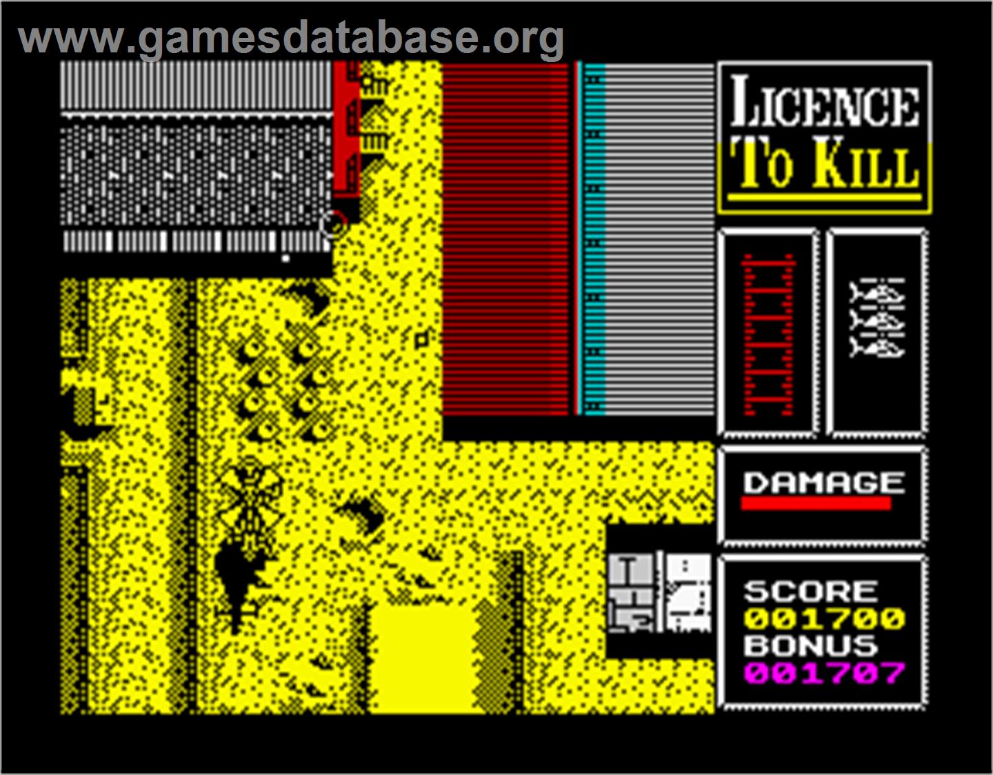 007: Licence to Kill - Sinclair ZX Spectrum - Artwork - In Game