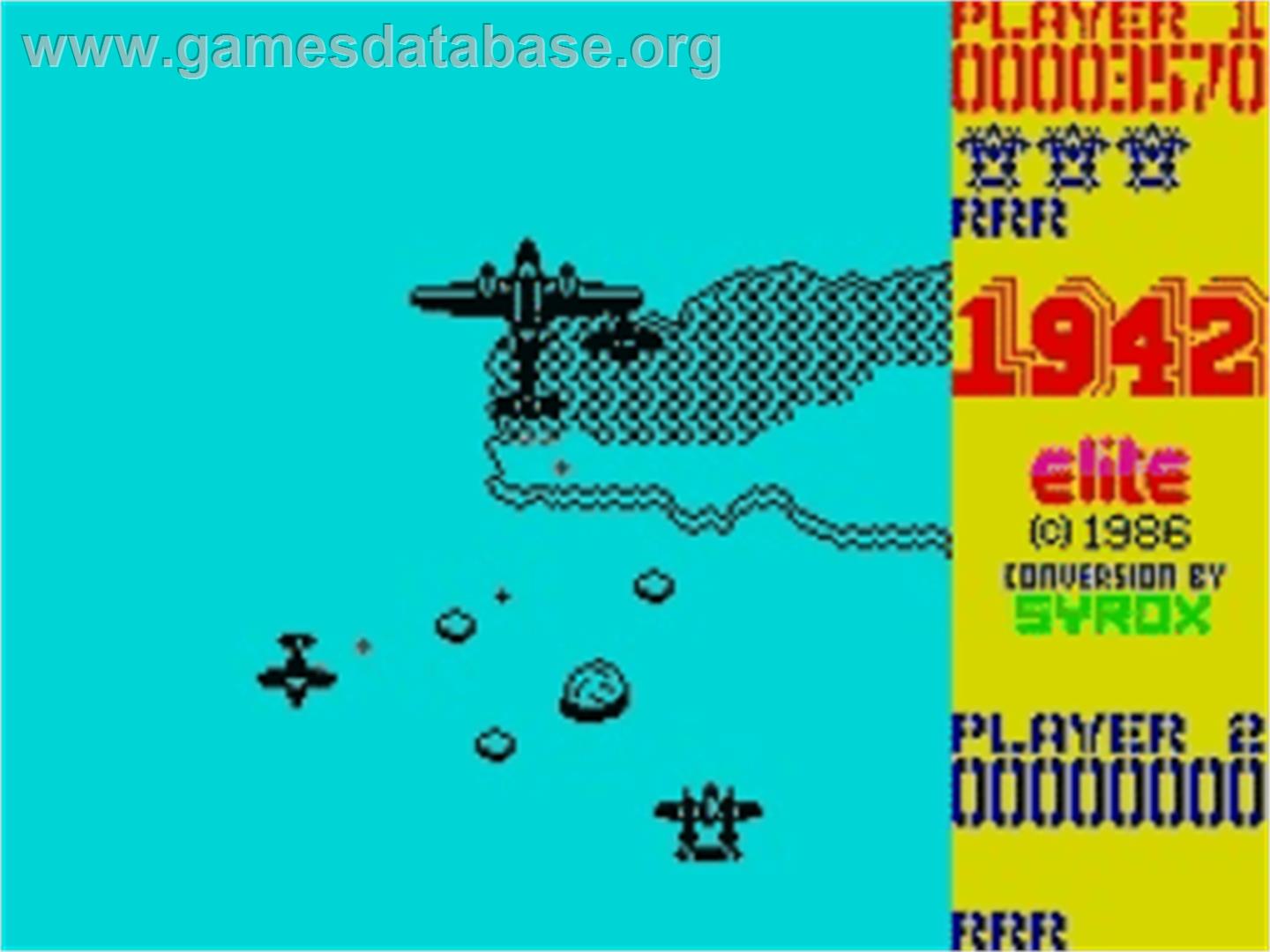 1942 - Sinclair ZX Spectrum - Artwork - In Game